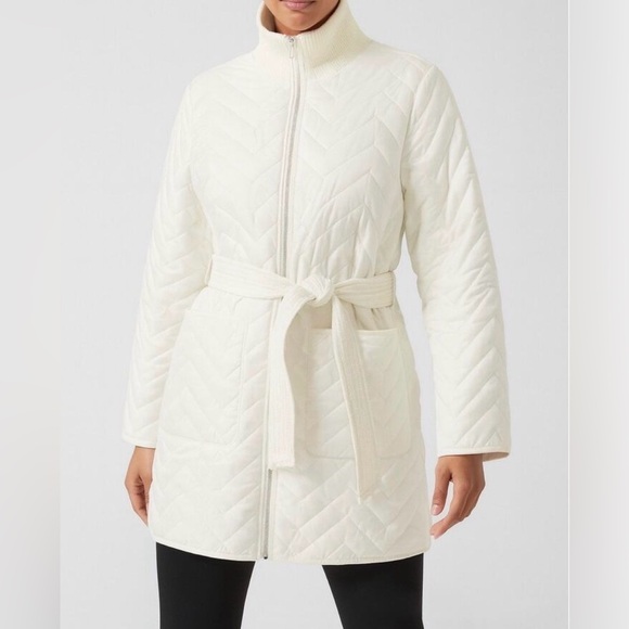 Athleta Mendocino Jacket Magnolia White SZ L - Picture 1 of 5